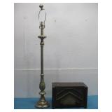 Vtg Zenith Radio & Ornate Floor Lamp See Info