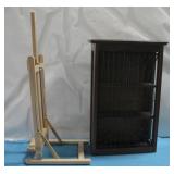 Decorative KNick Knack Shelf W/Easel