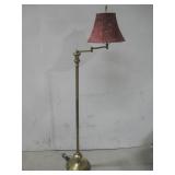 Vtg Brass Floor Lamp 5' See Info