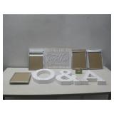 Decorative Wooden Letters, Frames, & More