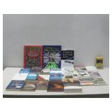 Assorted Books Various Genre, Tetris Handheld Game