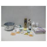 Assorted Candle Wax, Tin Basket, Puzzle, & More