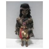 Vtg Maori Doll W/Traditional Kapa Haka See Info