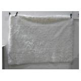 White Furry Rug 78' x 5'
