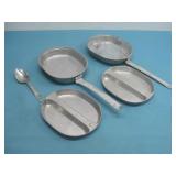 Two Vtg U.S. Military Mess Kits & One Spoon See