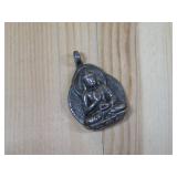S.S Tibetan Medicine Buddha Ghau Pendant Hallmark