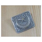 German Silver Vtg. Middle Eastern Brooch