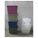 (15+) Plastic Storage Bins See Info