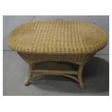 Wicker Coffee Table 33.5' x 20' x 18.25'