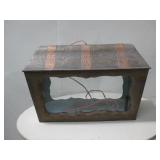 Vtg Treasure Chest Aquarium/Tank See Info