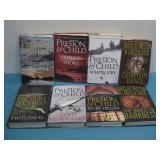 8 Preston & Child Hardcovers W/Dust Jackets See