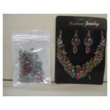 Two Multi Color Fashion Necklaces
