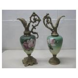 Two Vtg Victorian-Style Mantle Ewers See Info