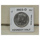 2023D About Uncirculated Kennedy Half See Info
