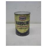 Vtg Texaco Haviland Metal Qt Oil Can