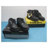 Two NIB Hytest & Work Zone Footwear Sz 6 & 6.5
