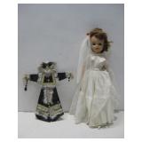 Vtg Ideal VT-20 Doll & Handmade Paper Doll See