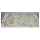 Forty Vtg Stamp Blocks