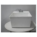 Utility Tub W/Faucet 23' x 21.5' x 14'