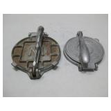 Two Metal Tortilla Presses See Info