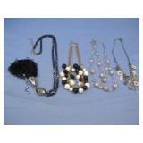 4 Necklaces Talbots, Chicos, Lia Sophia