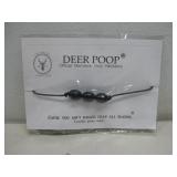 NIP Aint Killed Crap Club Deer Poop Necklace