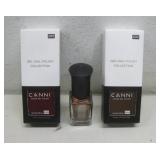NIP 2 Bottles Canni Color Gel Nail Polish See Info