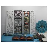 Assorted Metal Wall Decor Glass Tray & More See