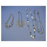 4 Necklaces Talbots, Lia Sophia, Chicos +Unmarked