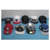 (9) Assorted Snap Back Hats See Info