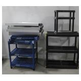 Plastic Storage Shelving Largest 3' x 3' x 18' See