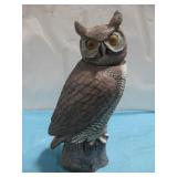 Plastic Owl Decoy 19.5' Tall See Info