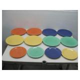 (12) Fiestaware 10' & 8' Dinner Plates