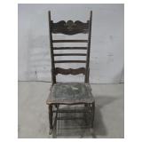 Vtg Wooden Rocking Chair 16' x 16' x 41' See Info
