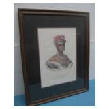 N/A Mon-Chonsia Kansas Chief Framed Print See Info