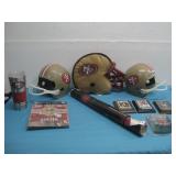 Two Plastic San Francisco 49ers Helmets See Info