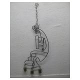 Metal Hanging Kachina Decor 16'