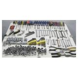 Assorted Tools, Screw Drivers, Wrenches & More See