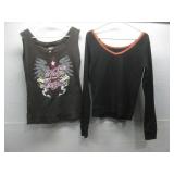 Two Harley-Davidson Shirts,Long & Short Sleeve See