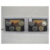 (2) Westward Journey 4 Nickel Series in Case