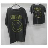 Adult & Youth Nirvana Shirts Sz XL & 5T