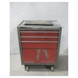 Metal Four-Drawer Tool Box See Info