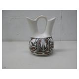 Signed Isleta N/A Pottery Wedding Vase 7'