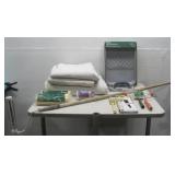 Assorted Painting Supplies Plastic Roller Tray See