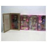 NIP Four Barbies 1995 Jewel Hair Mermaid See Info