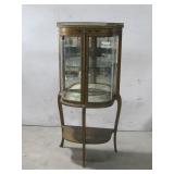 Vtg French Style Curio Cabinet See Info