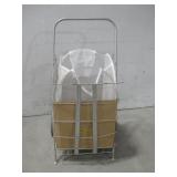 Metal Cart W/Wheels