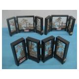 (3) Vtg Asian Table Top Room Divider Decor See