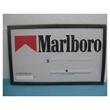 2011 Plastic Marlboro Advertisement Sign See Info