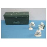 NIOB Dept 56 Snowbabies Tumbling Trio See Info